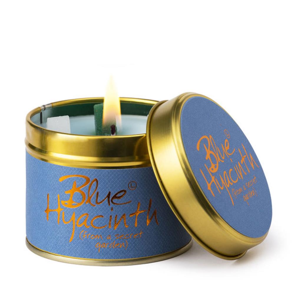 Lily-Flame Blue Hyacinth Tin Candle £9.89